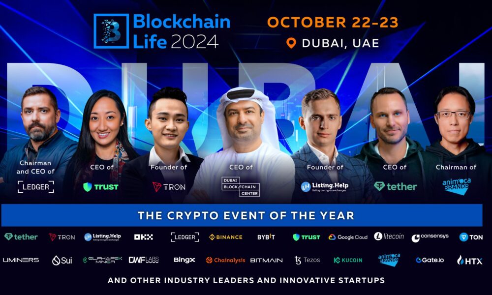 blockchain-life-2024-in-dubai:-top-companies-and-key-industry-figures-meet-in-the-world-crypto-capital